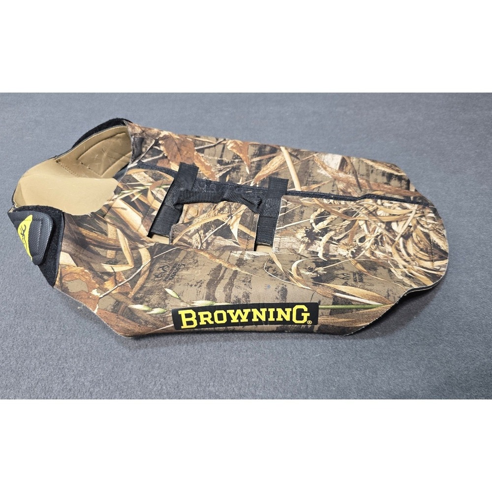 BROWNING Sporting Dog Neoprene Chest Protector Vest LARGE L‎ CAMO Hunting